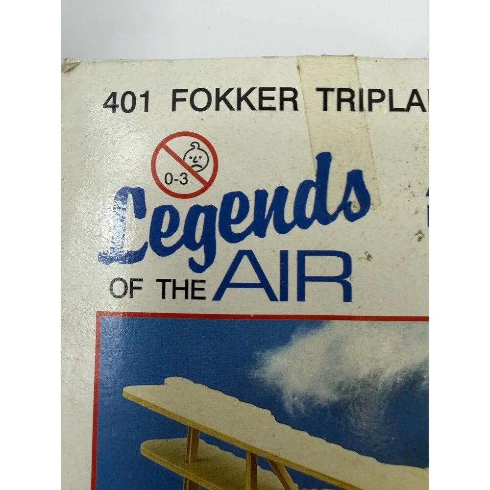LEGENDS OF THE AIR Model Miniature Wooden Aircraft Kits Lot of 3 New Old Stock